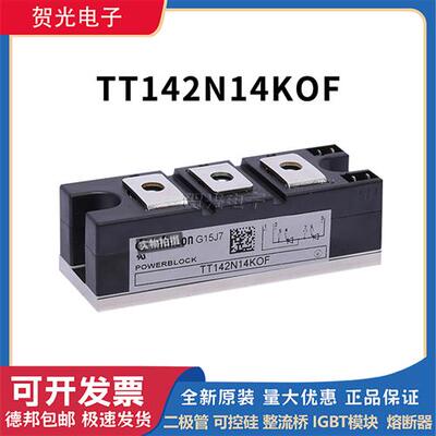 英飞凌全新可控硅模块  TT142N14KOF 功率二极管 欢迎选购
