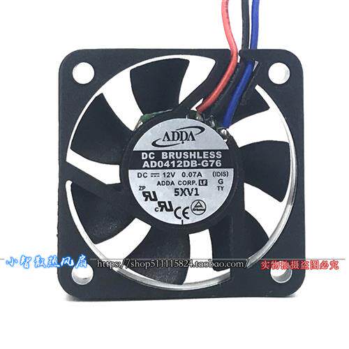 全新台湾协喜 4010 12V 0.07A AD0412DB-G76 三线 超静音风扇
