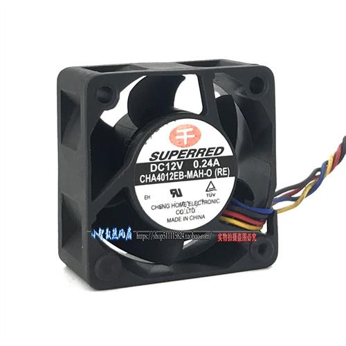 原装 CHA4012EB-MAH-O 12V 0.24A 4CM 4020 4线PWM温控速风扇