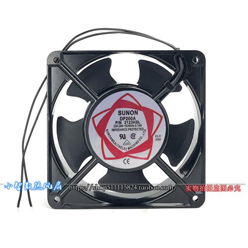 DP200A P/N2123XBL滚珠12038 220V散热风扇120*120*38mm