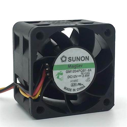 大风1U2U交换机箱4CM 散热风扇4028 GM1204PQB1-8A 12V 2.6W