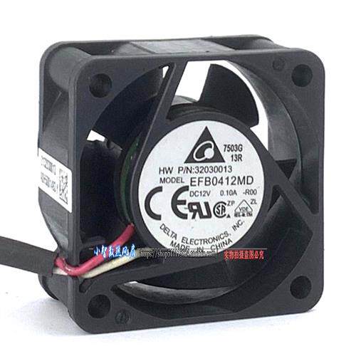 静音4020 EFB0412MD 12V 0.10A 4cm厘米滚珠交换机风扇40*40*20MM