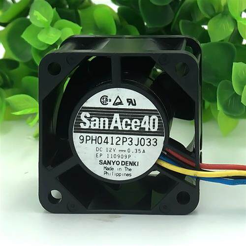 4028 12v 0.35A 4CM  4针PWM静音机箱散热风扇9ph0412p3j033
