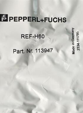 REF-H60带安装孔传感器反射板 货号:113947矩形40.3*59.9mm