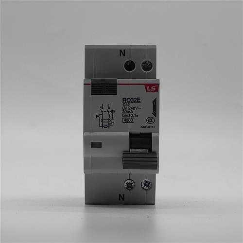 LS产电漏电小型断路器RO32E RO63C 1P+N 3P+N 2P 4P空气开关30mA