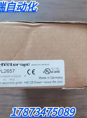 全新原装正品 IFM PL2657 传感器 现货销售