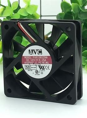6cm厘米6015 DC12V 0.15A超静音机箱电源散热风扇F6015R12HA
