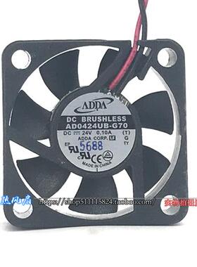 原装全新 AD0424UB-G70 4010 4CM 24V 0.10A  双滚珠散热风扇