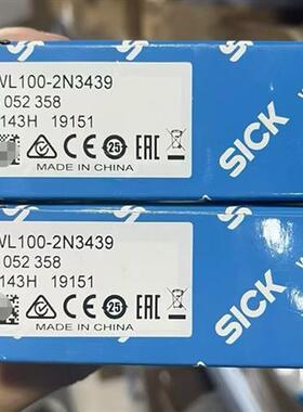 WL100-2N3439西克镜反射式光电传感器 货号6052358全新原装
