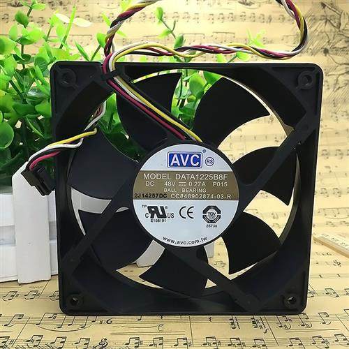 12CM风扇 机箱 电源 排气 散热 DATA1225B8F 12025 48v 0.27A