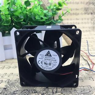 8CM 8038DC12V 1.70A 4pin大风量暴力散热风机风扇QFR0812UHE