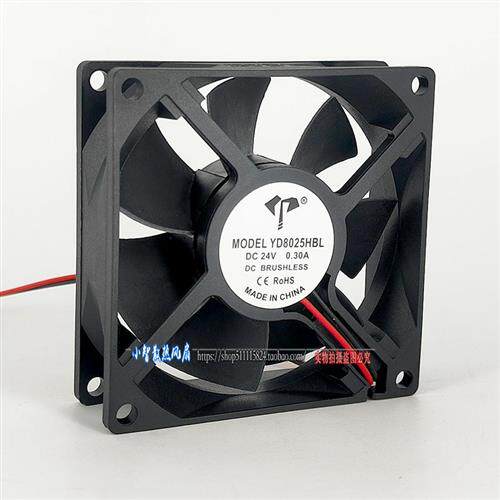 全新8cm厘米5V 12V 24V 静音风机 变频器 机箱电源 散热风扇 8025