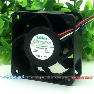 6CM H60T12BGA7 12V 4线PWM暴力机箱散热风扇6025 0.94A NIDEC