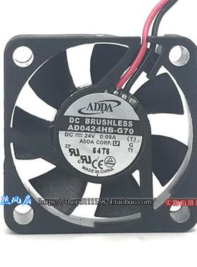 全新  AD0424HB-G70 4010 24V 0.09A 4CM 双滚珠 变频器风扇