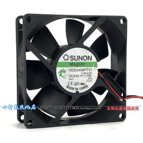 原装 8CM 风扇 8025 24V 1.7W 变频器电源 散热 KDE2408PTV1