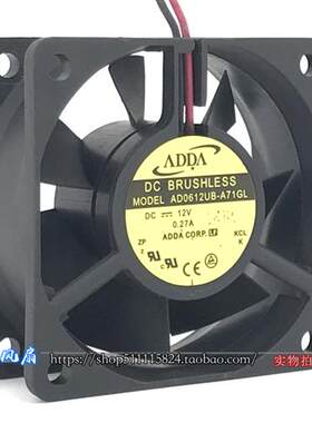 6CM双滚珠机箱散热风扇AD0612UB-A71GL电源用6025 12V 0.27A