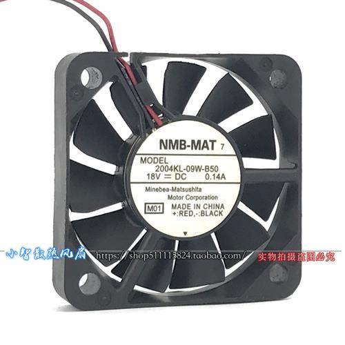 -MAT5CM厘米5010 18V 0.14A静音变频器机箱风扇2004KL-09W-B50