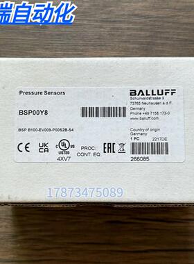 全新原装正品  BSP00Y8 传感器 BSP B100-EV009-P00S2B-S4