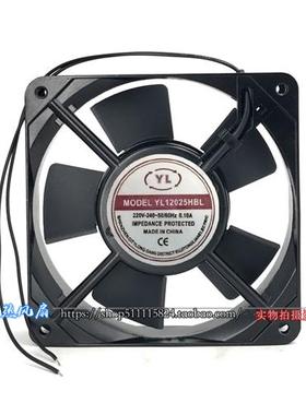 YL12025HBL  12CM 12025 机柜电箱 轴流风机 220V 散热风扇