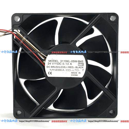8025 8CM 24V 0.13A PWM 静音变频器散热风扇 3110KL-05W-B45