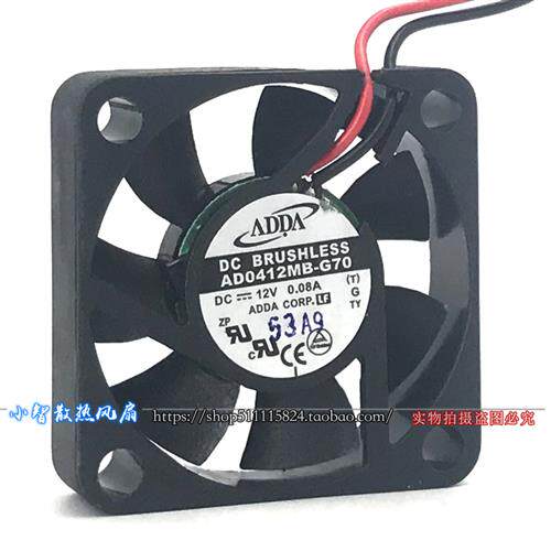 4010 4CM厘米12V 0.08A双滚珠机箱电源散热风扇AD0412MB-G70