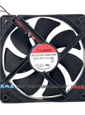 EEC0252B1-000C-A99   12025 24V 5W 双滚珠 变频器风扇