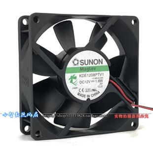 8025 8cm 8CM机箱超静音风扇12V 1.6W KDE1208PTV1