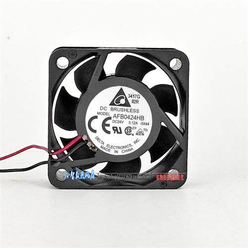 原装4cm厘米 4015 24V 0.12A 静音主机壳电源散热风扇AFB0424HB