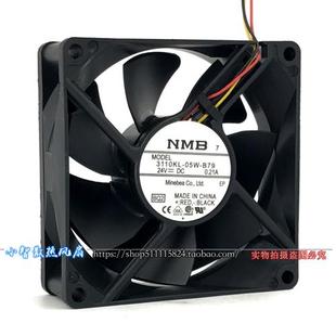 B79 8025 8cm厘米 原装 0.21A 05W 24V 变频器散热风扇 3110KL