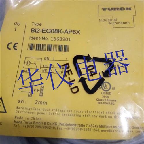 热销全新图尔克传感器BI2-EG08K-AP6X