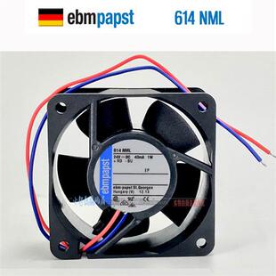 6025 DC24V 原装 散热 614NML 变频器 风扇 ebmpapst依必安派特
