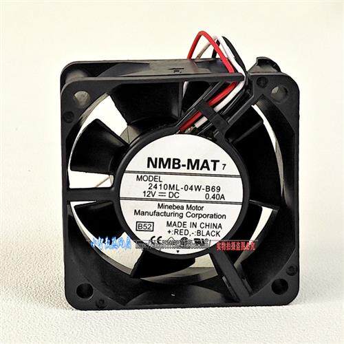 6025原装  2410ML-04W-B69 12V 0.40A 三线工控机 散热风扇
