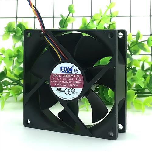 8025 8CM  4PWM大风量机箱CPU散热风扇12V 0.70A DS08025R12U