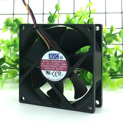 8025 8CM  4PWM大风量机箱CPU散热风扇12V 0.70A DS08025R12U