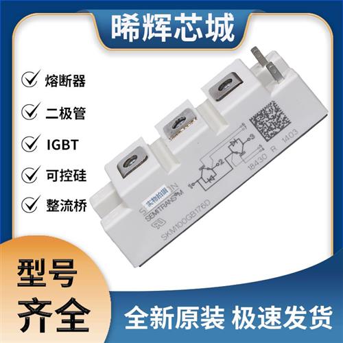 SKM100GB176D SKM100GB17E4 SKM100GB173D IGBT模块 极速发货
