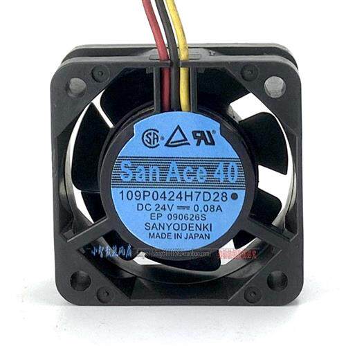 原装正品 SanAce40 24V 0.08A 109P0424H7D28 4015变频器风扇