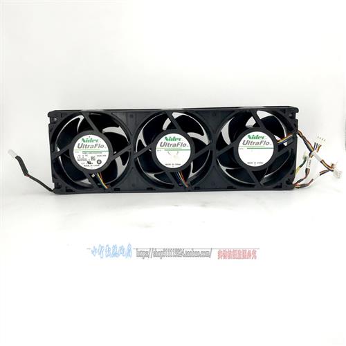 原装 NIDEC 8厘米3连体排风扇 3U80T12BS1A5-07Z04 12V 3.0A 8025