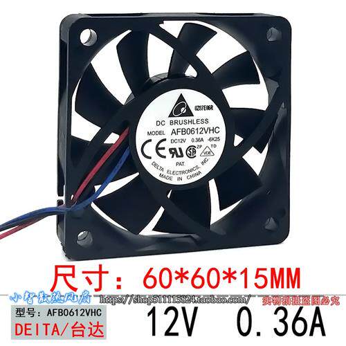 原装 6CM 6015 0.36A 12V 机箱 电源主机散热风扇AFB0612VHC