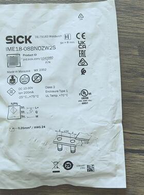 全新原装正品 SICK西克 IME18-08BNOZW2S 接近开关 1040980 现货