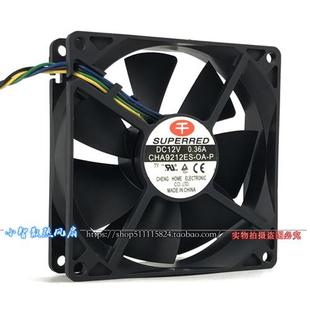 9CM 0.36 大风量PWM温控 散热风扇CHA9212ES 9025 12V