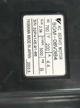 SGM-08V3B4伺服电机功能包好保修三个月  议价