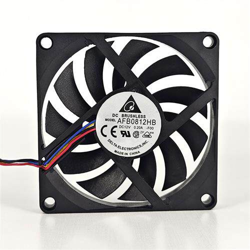全新8010 12V 0.2A4线PWM AFB0812HB薄款8CM机箱电源散热风扇