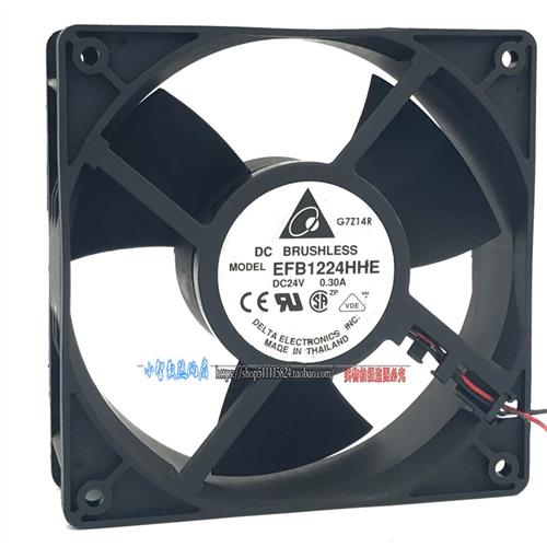 EFB1224HHE 12CM 12038 24V 0.30A 机箱电源变频器散热风扇