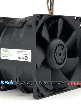 NIDEC  1.96A 双电机暴力风扇 12V8CM 机箱散热 R80W12BGAC-07A04