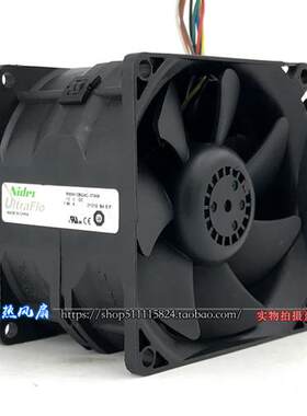 NIDEC  1.96A 双电机暴力风扇 12V8CM 机箱散热 R80W12BGAC-07A04