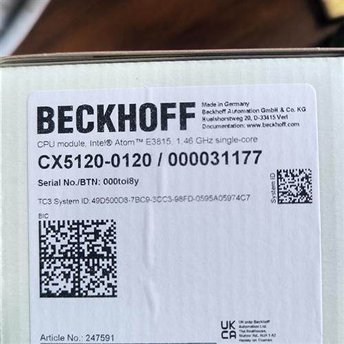 倍福嵌入式控制器CX5130-0155全新原装正品可对公,提供发票