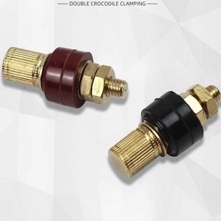 M6M8纯铜接线柱333/555铜帽大电流锂电池逆变器线桩全铜接线端子