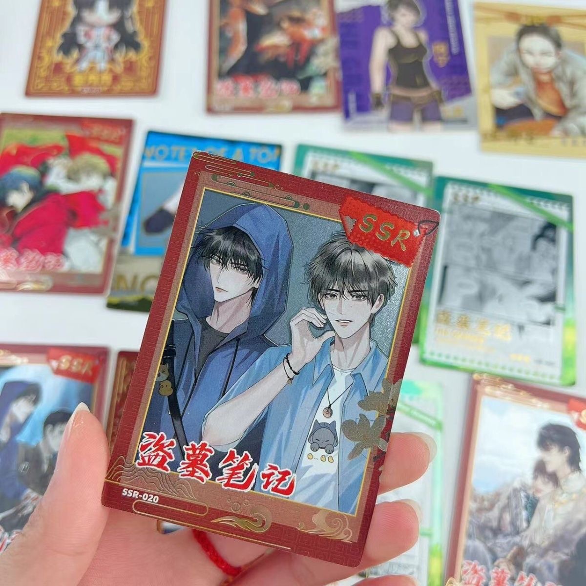 拆卡盗墓笔记卡片收藏玩具