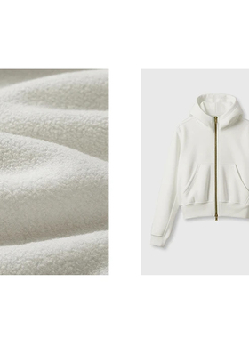 秋冬休闲加厚保暖冬短外套女2025新款复合面料摇粒绒连帽夹克上衣