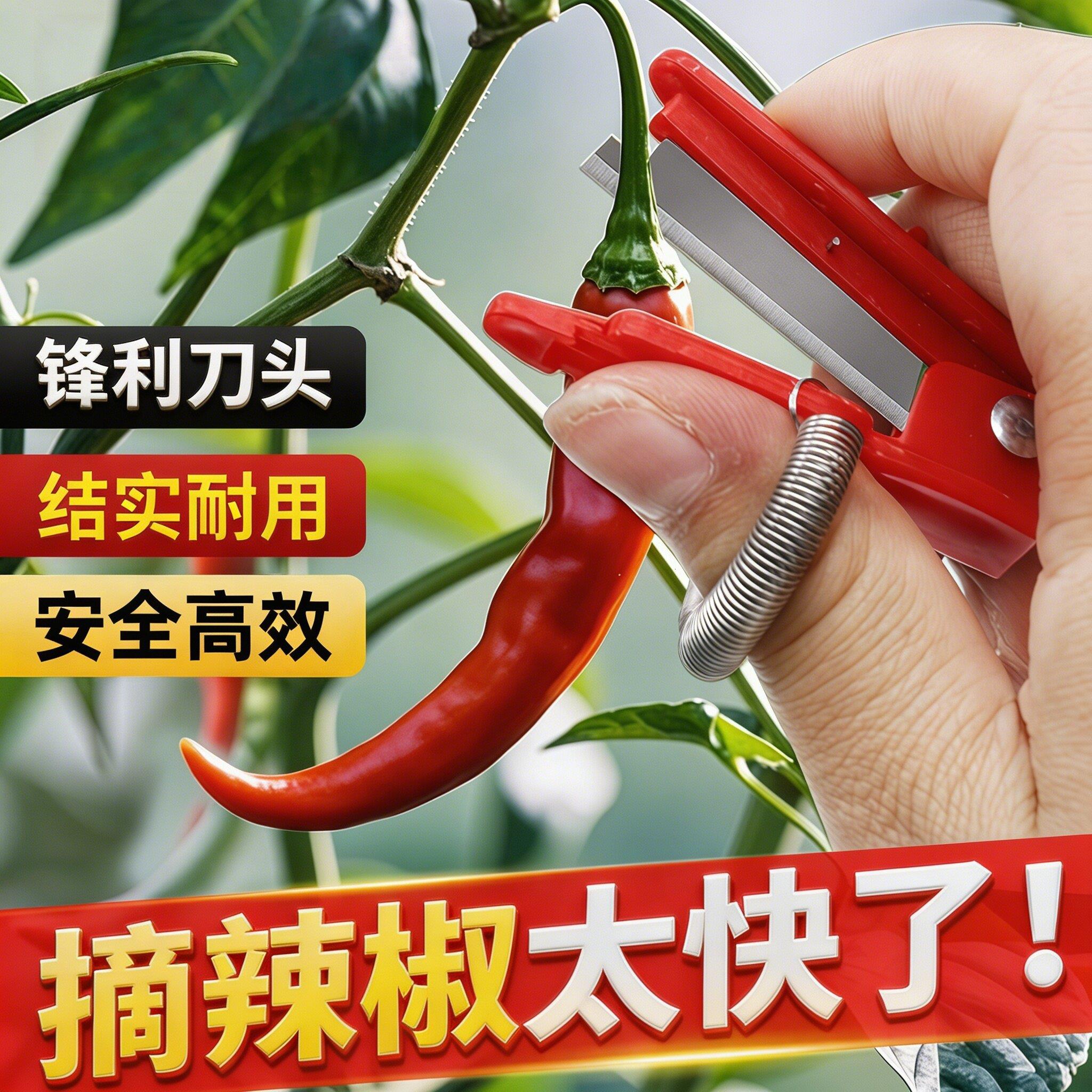 采摘神器手指刀打尖小铡
